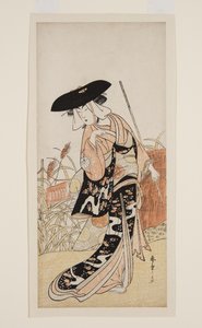 Actor Segawa Kikunojo III as Fox Okiku (Okiku-gitsune) by Katsukawa Shunsho