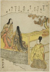 I: Coming of Age, from the series Tales of Ise in Fashionable Brocade Pictures by Katsukawa Shunsho