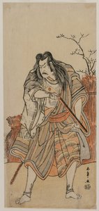 Nakajima Kanzaemon as a Lord Disguised as a Hunter with a Rifle, c. early 1780s
