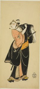 The Actor Ichikawa Raizo I as Hanakawado no Sukeroku in the Scene 