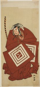 The Actor Ichikawa Yaozo II as Hachio-maru Aratora in the Play Chigo Sakura Jusan Kane, Performed at the Ichimura Theater in the Eleventh Month, 1774