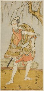 The Actor Ichikawa Yaozo II as Hiranoya Tokubei in the Play Wada Sakamori Eiga Kagami, Performed at the Nakamura Theater in the Third Month, 1773 by Katsukawa Shunsho