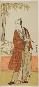 The Actor Matsumoto Koshiro IV as Honcho-maru Tsunagoro in the Play Hono Nitta Daimyojin, Performed at the Morita Theater in the Seventh Month, 1777