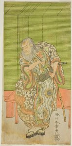 The Actor Nakamura Nakazo I as Hige no Ikyu in the Play Sakai-cho Soga Nendaiki, Performed at the Nakamura Theater in the Third Month, 1771 by Katsukawa Shunsho