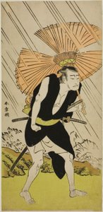 The Actor Nakamura Nakazo I as Ono Sadakuro in the Play Kanadehon Chushingura, Performed at the Nakamura Theater in the Fifth Month, 1776