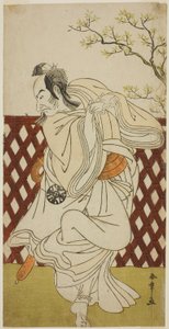 The Actor Nakamura Nakazo I as Sakon-gitsune in the Play Hana-zumo Genji Hiiki by Katsukawa Shunsho