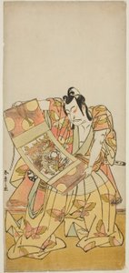 The Actor Nakamura Nakazo I as Soga no Goro Tokimune in the Play Kazoe Uta Ta Ue Soga, Performed at the Nakamura Theater in the First Month, 1776 by Katsukawa Shunsho