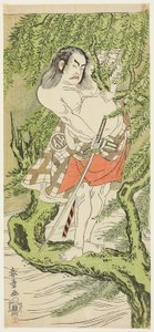 The Actor Nakamura Sukegoro II in the Role of a Chivalrous Commoner by Katsukawa Shunsho