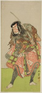 The Actor Nakamura Tomijuro I as Akushichibyoe Kagekiyo in the Play Kite Hajime Hatsugai Soga, Performed at the Morita Theater in the First Month, 1774