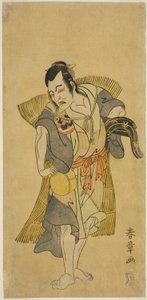 The Actor Nakamura Utaemon I as Kudo Suketsune Disguised as a Beggar in the Play Soga Moyo Aigo no Wakamatsu, Performed at the Nakamura Theater in the First Month, 1769