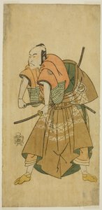 The Actor Sawamura Sojuro II as Omi no Kotoda in the Play Shuen Soga Omugaeshi, Performed at the Ichimura Theater in the Second Month, 1768 by Katsukawa Shunsho