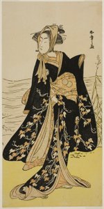 The Actor Segawa Kikunojo III as the Street-Walker Otsuyu in the Play Cho Chidori Wakayagi Soga, Performed at the Ichimura Theater in the Second Month, 1779