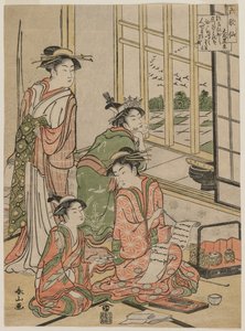 Courtesans at Leisure from the Series The Six Immortal Poets