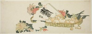 An Autumn Gift by Katsushika Hokusai