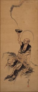 Arhat by Katsushika Hokusai