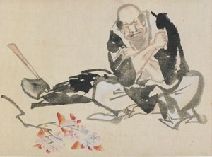 Buddhist Allegory of a Priest Burning Cherry Branches