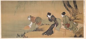 Cooling Off on a Summer Evening by Katsushika Hokusai
