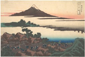 Dawn at Isawa in Kai Province, from the series Thirty-six Views of Mount Fuji by Katsushika Hokusai