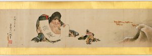 Detail of Handscroll with Miscellaneous Images, Edo Period, 1839 by Katsushika Hokusai