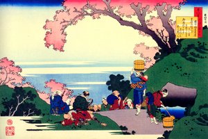 From the Series Hundred Poems by One Hundred Poets: Oe no Masafusa, c1830