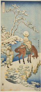 Horseman in Snow, from the series 