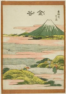 Kanaya, from the series "Fifty-three Stations of the Tokaido"