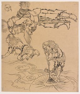 Legendary Beings, late 18th-early 19th century by Katsushika Hokusai