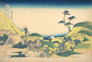 Lower Meguro Shimo Meguro, from the series Thirty-six Views of Mount Fuji
