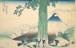 Mishima Pass in Kai Province, from the Series Thirty-six Views, ca. 1830-32
