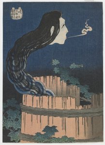 One Hundred Ghost Tales: Sarayashiki by Katsushika Hokusai