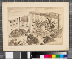 Scenes from the War between Japan and Korea, end of 18th-first half of 19th century by Katsushika Hokusai