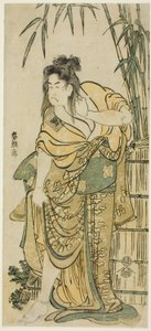 The Actor Ichikawa Komazo as a Woman with Disheveled Hair