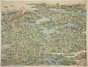 The Famous Places on the Tokaido in One View