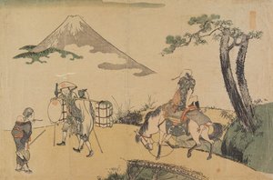 The Peak of Mount Fuji by Katsushika Hokusai