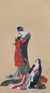 Two Courtesans, Edo Period, c.1805
