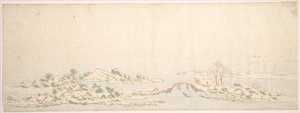 Winter Landscape by Katsushika Hokusai
