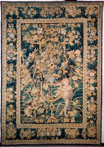 Tapestry. Enghien. Boy Facing a Wild Animal by Alec Hunter