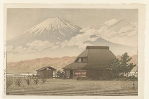 Fuji from the Village of Narusawa by Kawase Hasui