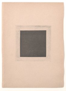 Black Square for "From Cubism and Futurism to Suprematism: A New Realism in Painting" by Kazimir Severinovich Malevich