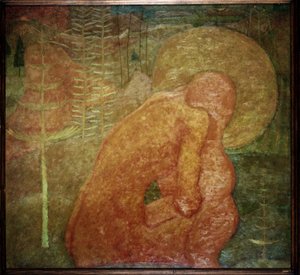 Sketch for a Fresco Painting; Prayer