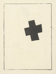 Small Black Cross, Tilted from Suprematism: 34 Drawings