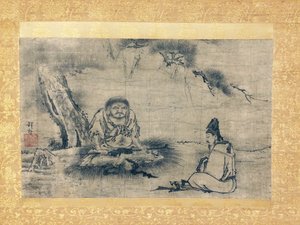 Zen Encounter Niaoke Daolin and Bai Juyi, 16th century