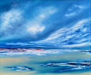Dramatic Blue Horizon by Kenneth Cowins