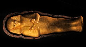 Infant Coffin in tomb of Tutankhamun; 18th Dynasty; New Kingdom; the Egyptian Museum