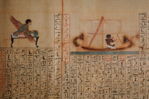 Maiherpri Papyrus, Book of the Dead, from unplundered tomb in Valley of the Kings