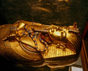 Valley of the Kings, Golden Coffin, Tutankhamun, Which Held His Mummy, Egypt, 2009