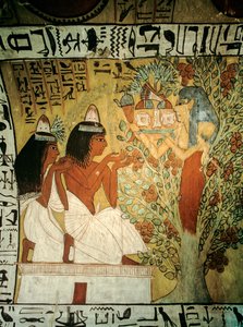 Valley of the Kings Artist Sennedjem and His Wife Worship Before Goddess Hathor, 2009