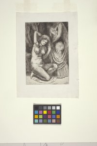 Crouching Nude And Standing Nude by Kenneth Hayes Miller