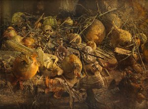 Still Life with Onions by Kenneth Newton
