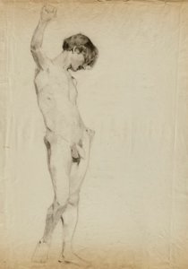 Study of Standing Male Nude